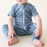 Signature Print '2-Way' Zip Romper Short Sleeve - Organic Baby Clothes, Kids Clothes, & Gifts | Parade Organics